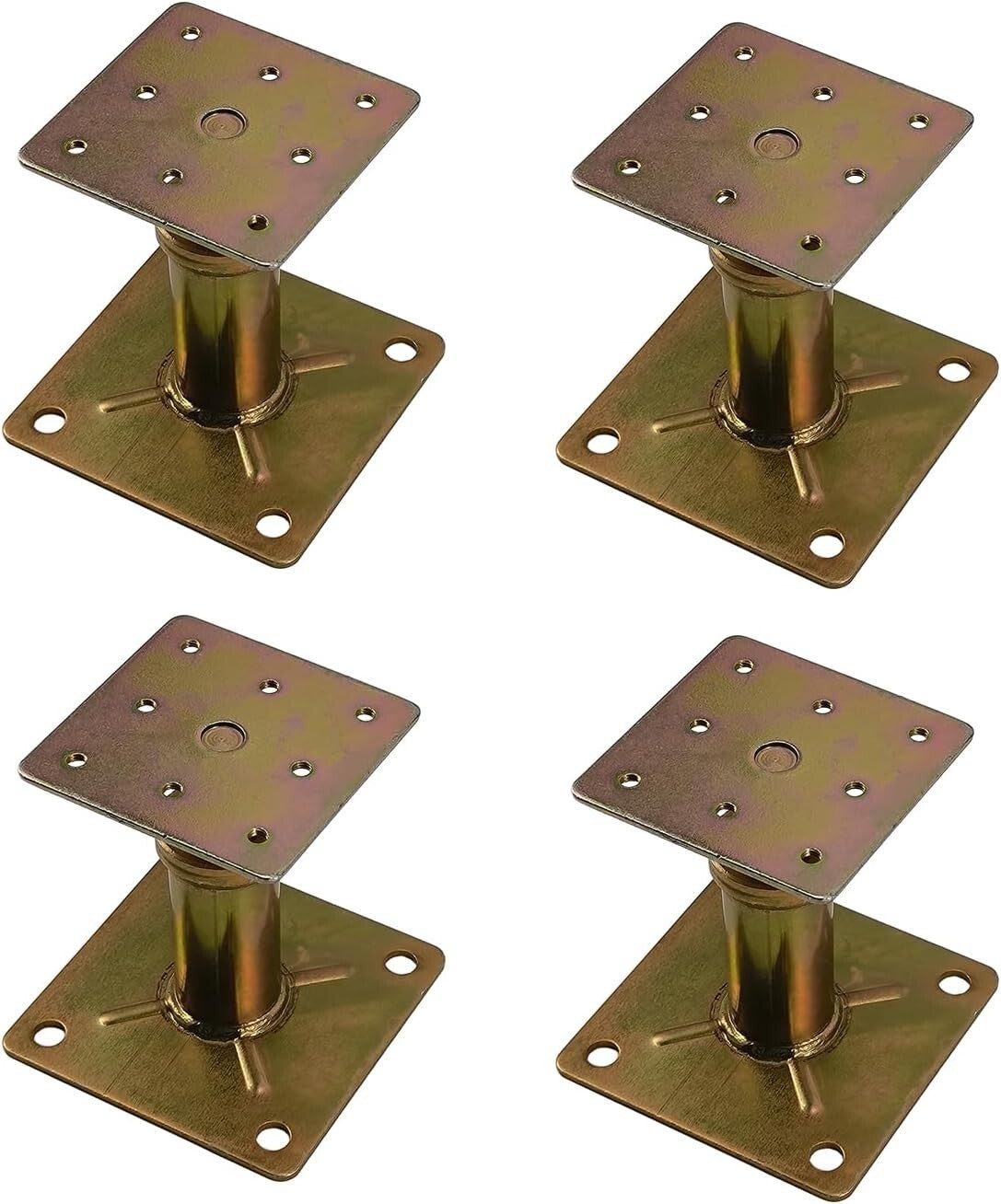 Adjustable Mini Screw Floor Jacks for Leveling - 4 Pack, 4500 lbs Capacity