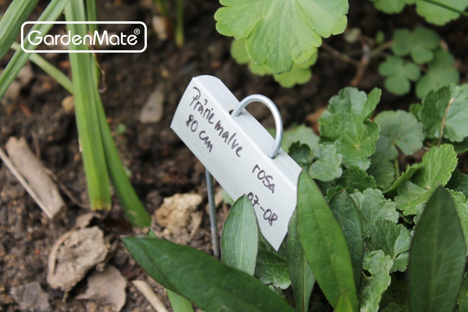 Resistant Zinc Mini Plant Labels - 100 Durable Markers for Garden Care