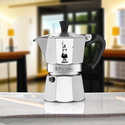 Iconic Moka Pot 3 Cups: Timeless Aluminium Espresso Maker for True Coffee Lovers