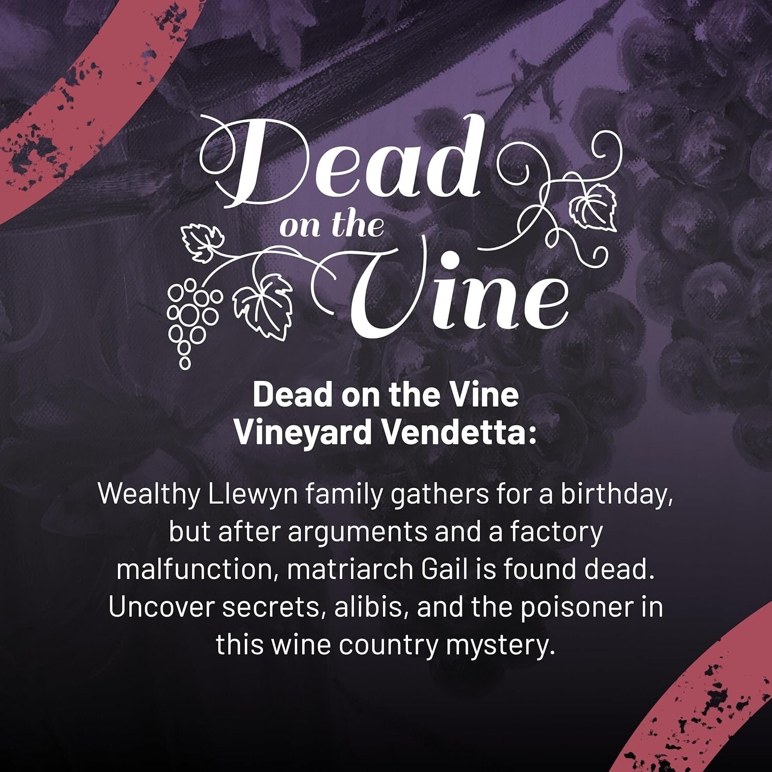 Engaging Murder Mystery Game: Crack the Case at Llewyn Vineyard - 1-5 Players