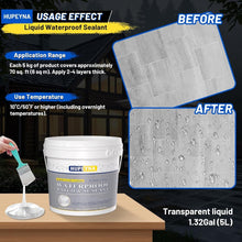 Load image into Gallery viewer, Invisible Waterproof Agent - 1.32 Gal Transparent Sealant for Leaks &amp; Cracks