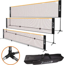 Load image into Gallery viewer, Adjustable Portable Tennis Net Set - Stainless Steel Poles for Multiple Sports