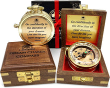 Load image into Gallery viewer, Unisex Graduation Gift: Premium Compass in Decorative Box - Inspire Dreams Today