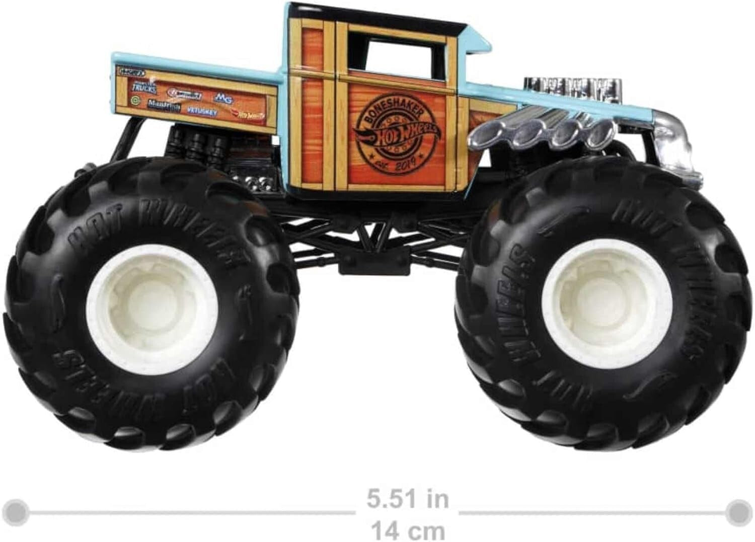 1:24 Scale Die-Cast Monster Truck Bone Shaker - Fun Toy for Kids Ages 3-8