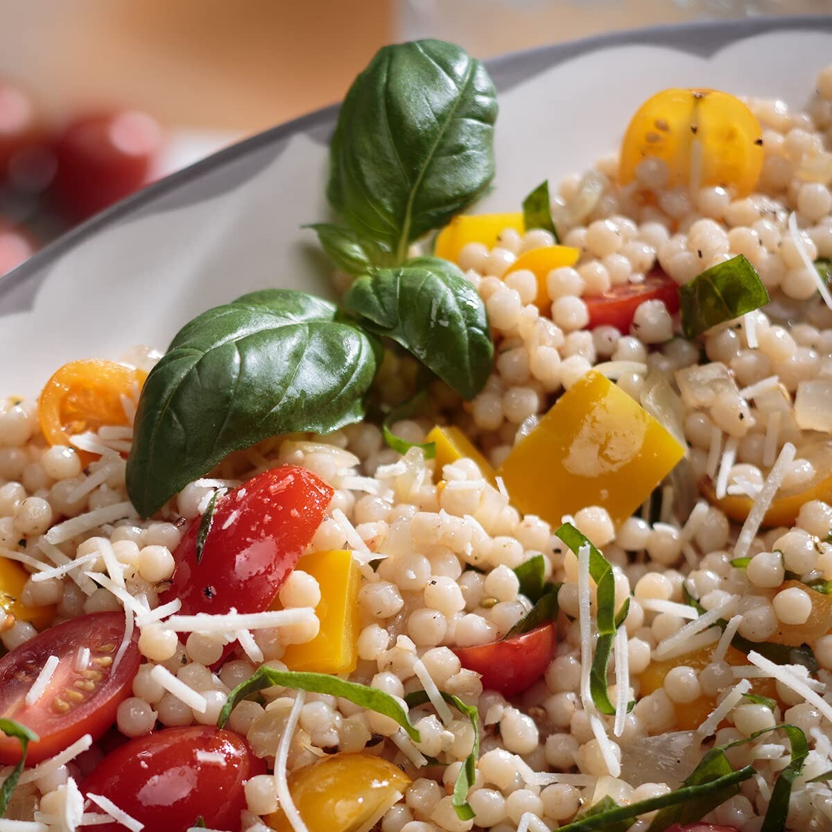 Healthy Organic Pearl Couscous Jars - Non-GMO & High-Protein Kitchen Essential