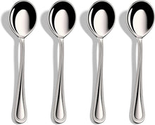 Load image into Gallery viewer, Classic 7-Inch Stainless Steel Soup Spoons - Set of 12 for Elegant Dining