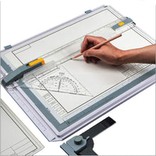Load image into Gallery viewer, A3 Plastic Drafting Table Set with Ruler &amp; Protractor for Architects &amp; Artists