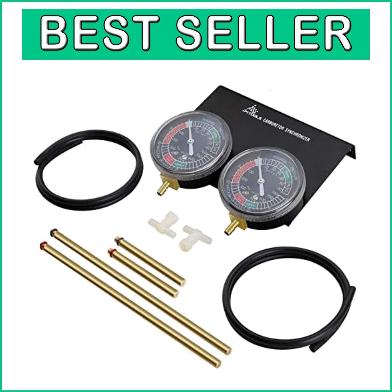 Durable Motorcycle Vacuum Gauge Tool with Calibration Control & Adaptability