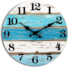 Load image into Gallery viewer, Elegant 16 Inch Analog Wall Clock - Perfect for Indoor/Outdoor Coastal Settings
