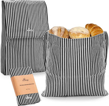 Load image into Gallery viewer, Durable Beeswax Coated Bread Bags - Stylish and Reusable | 2 Sizes Available