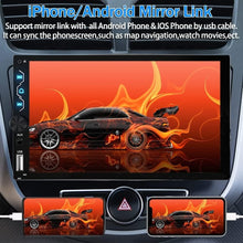 Load image into Gallery viewer, All-in-One 7-Inch Double Din Car Stereo with Dash Cam &amp; Apple Carplay
