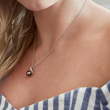 Load image into Gallery viewer, Luxury Black Tahitian Pearl Necklace in Eco-Friendly Gift Box - 60-Day Guarantee