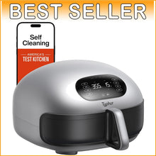 Load image into Gallery viewer, Space-Saving Dome 2 Smart Air Fryer: 5.6 Qt PFAS-Free with Self-Cleaning Feature
