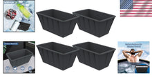 Load image into Gallery viewer, Reusable Silicone Ice Cube Trays - 4 Large Molds for Ice Baths &amp; Outdoor Fun