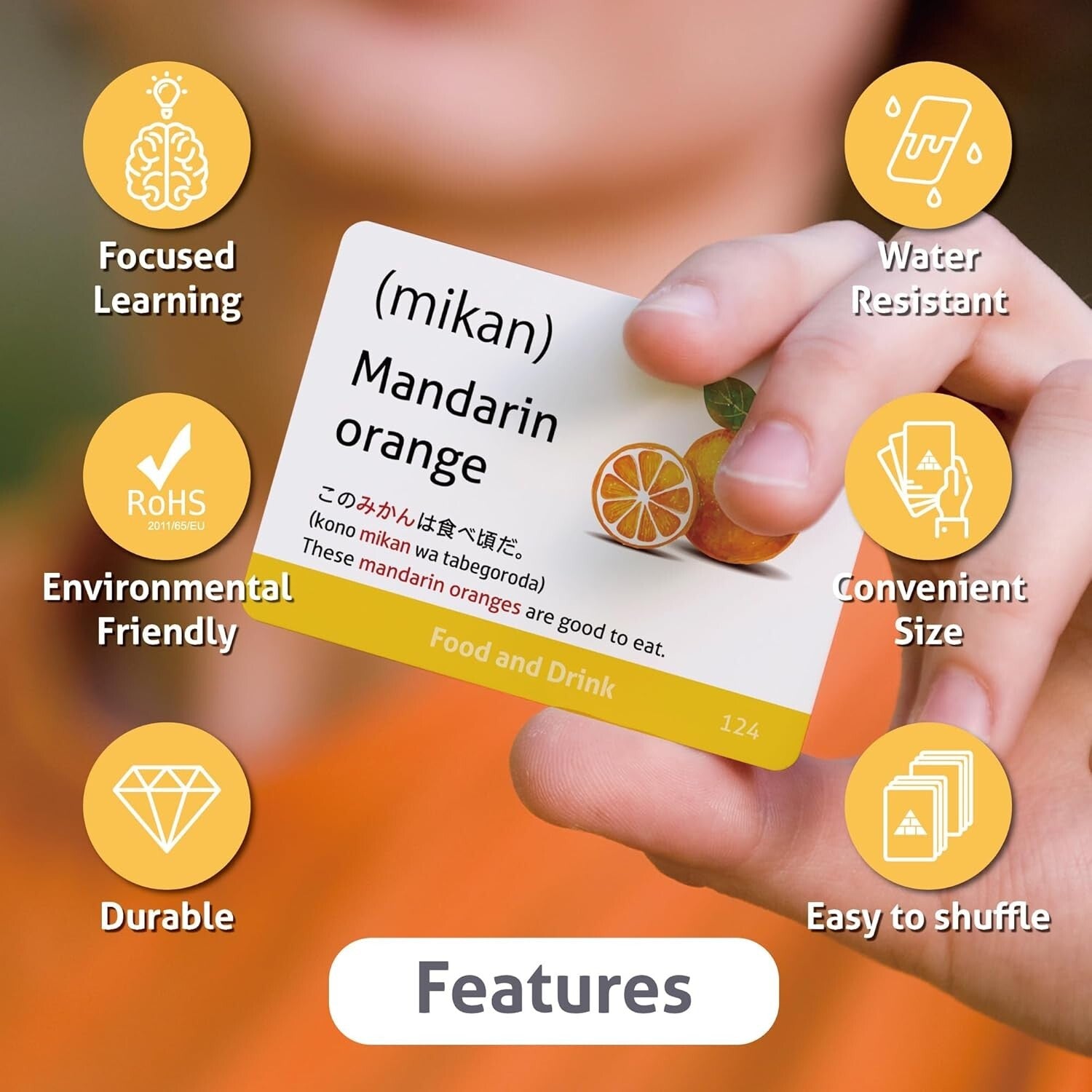 Comprehensive Japanese Flash Cards - 218 Essential Words with Images & Sentences