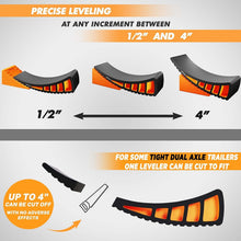 Load image into Gallery viewer, Effortless RV Leveling Kit - Premium Camper Levelers with Carry Bag Included