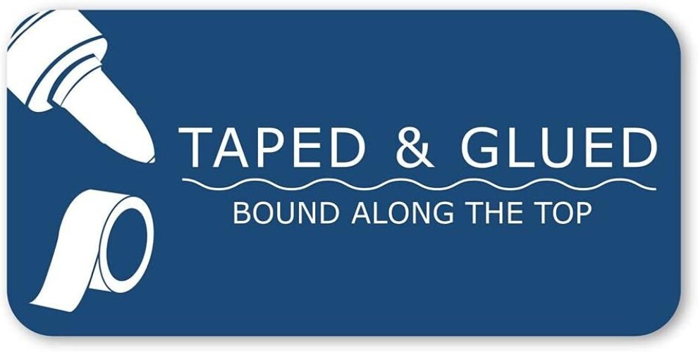 Durable 6" x 9" Top Bound Writing Tablets Bulk - 100 Sheets Each, Coated Finish