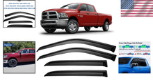Load image into Gallery viewer, Easy Stick-On Window Rain Guards for 2009-2018 Dodge Ram 1500 Crew Cab
