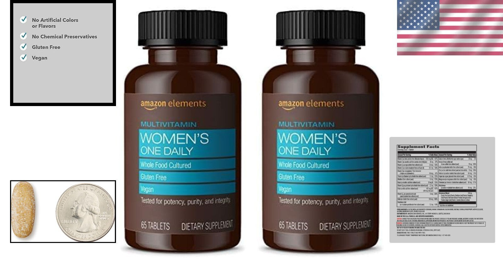 Bio-Engineered Vegan Women's Multivitamin, 130 Tablets for Daily Wellness