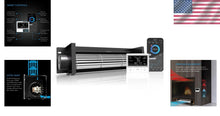 Load image into Gallery viewer, High-Performance 14" Blower Fan for Fireplaces with Remote Access Features