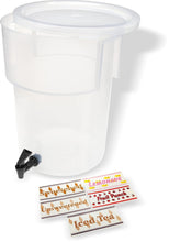 Load image into Gallery viewer, Lightweight 5-Gallon Beverage Dispenser with Sturdy Handles for Easy Transport