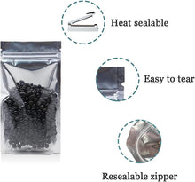 Load image into Gallery viewer, Clear Front 1000 Count Heat Seal Mylar Bags – Ideal for Snacks, Coffee &amp; More