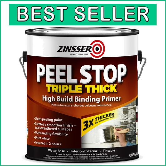 Peel Stop Triple Thick Primer - Clear Binding Formula for All Surfaces, 1 Gallon