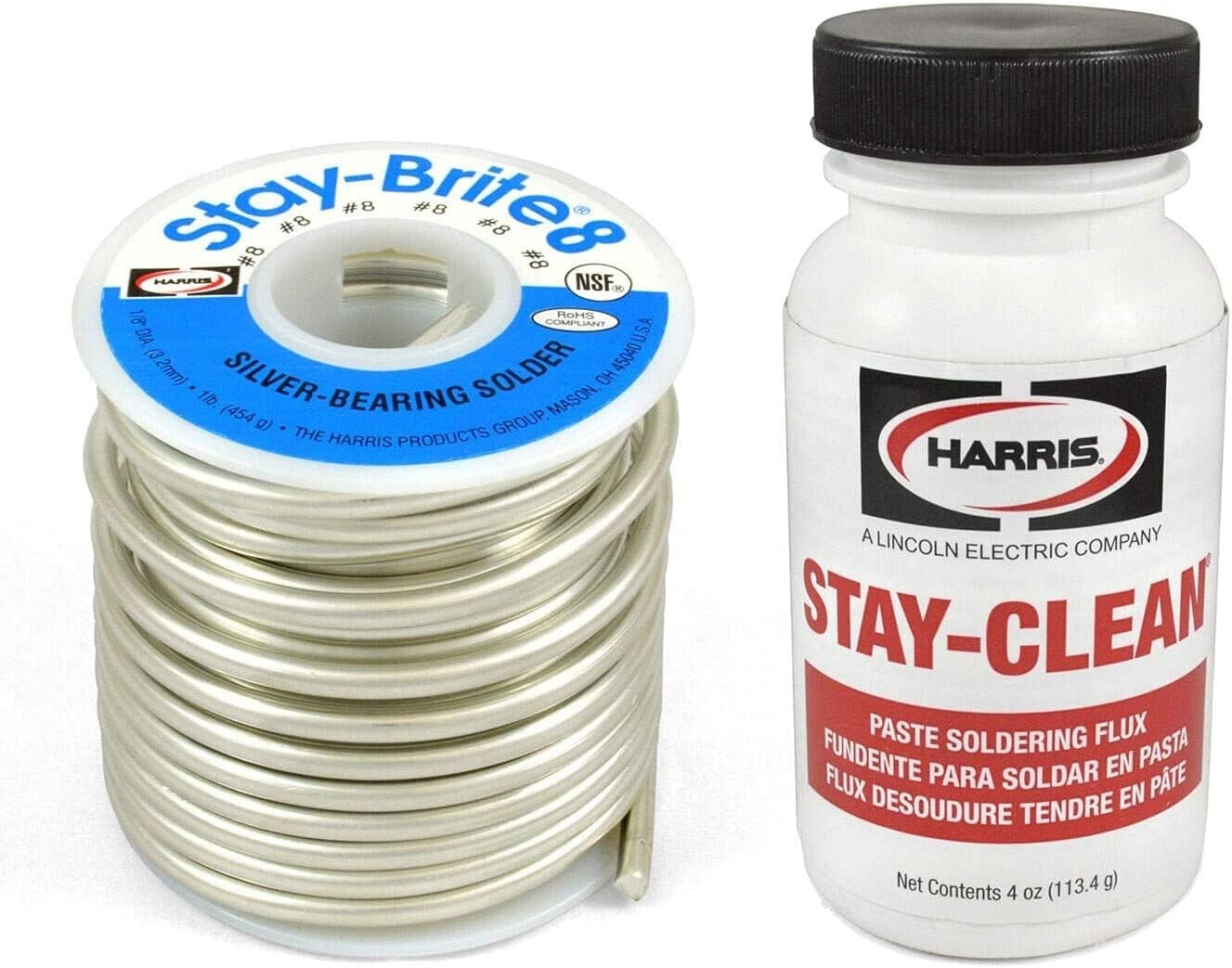 DIY and Professional Solder Kit SB861 – Stay-Brite Silver with Flux Included