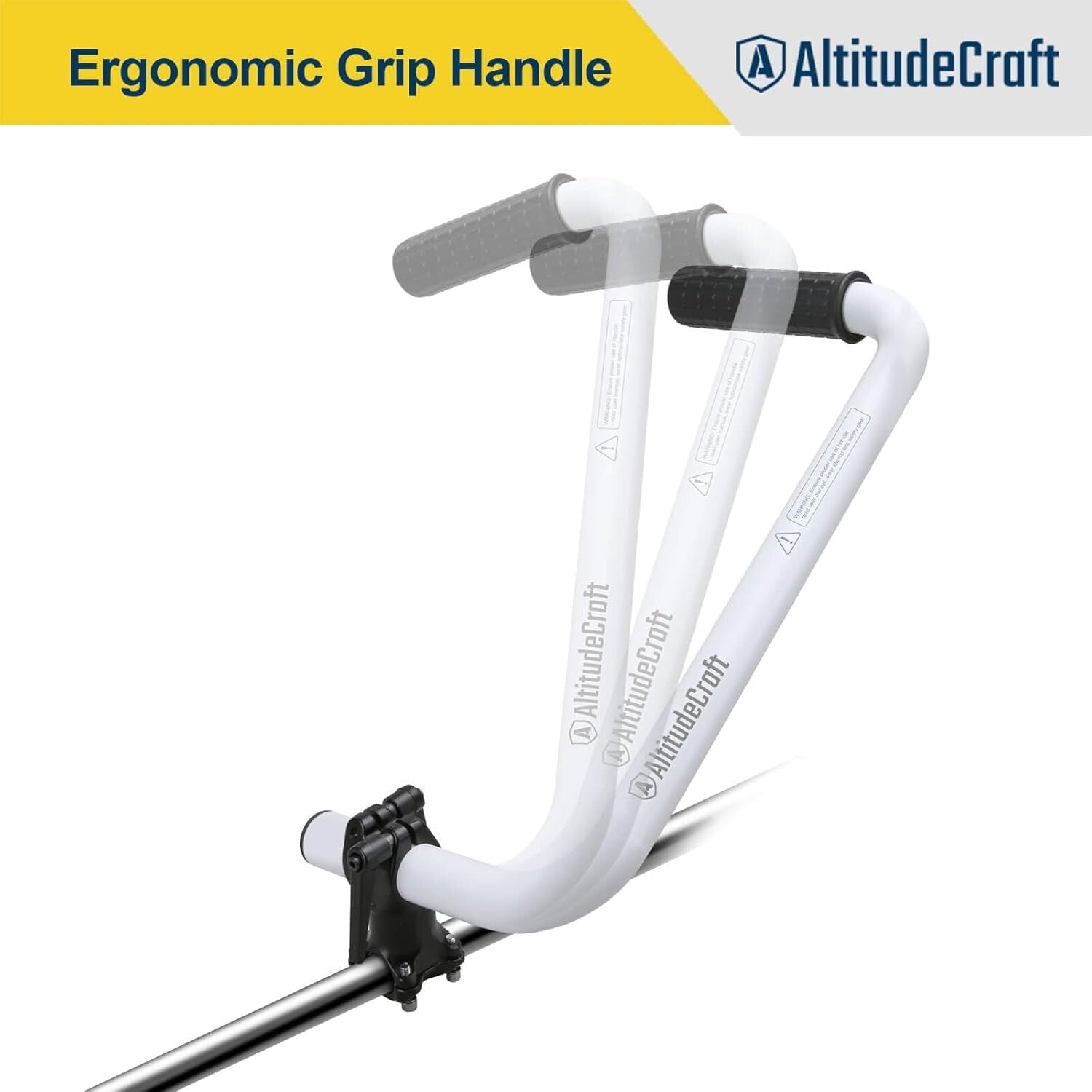 Lightweight Aluminum Trimmer Handle Extensions - Save Your Back & Effort