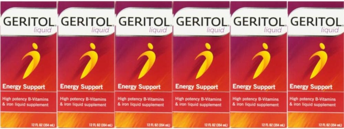 Everyday Liquid Energy Support with B-Vitamins & Iron - Gluten-Free Supplement