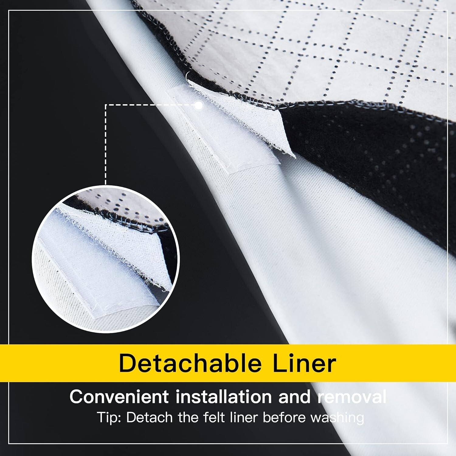 100% Blackout Back Tab Curtains - Thermal Insulated Noise Reduction Drapes, 5...