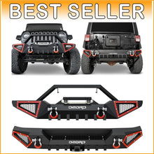 Load image into Gallery viewer, Full Width Bumper for 2007-2018 Jeep Wrangler JK/JKU - Tough Off-Road Design