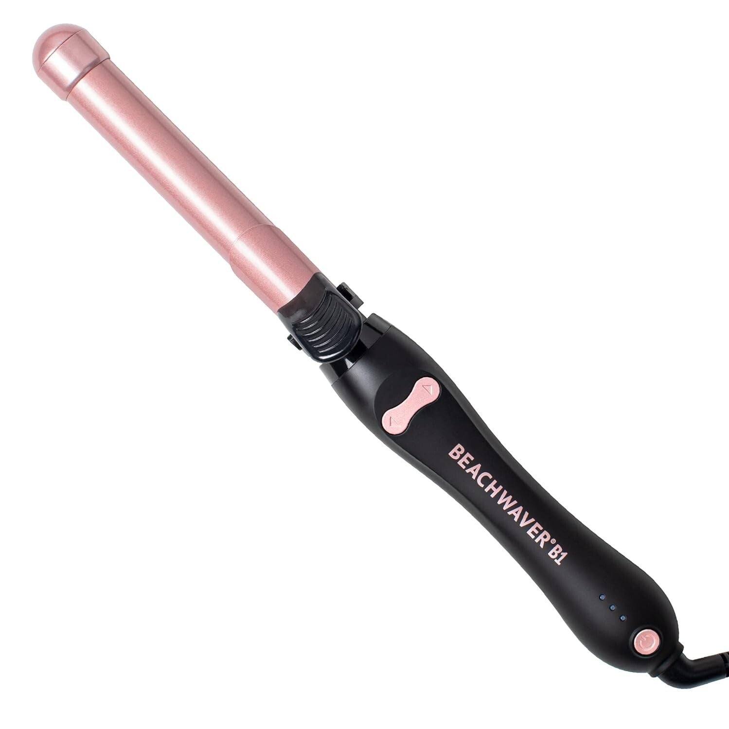 Automatic 1-Inch Ceramic Curling Iron - Beachy Waves Made Easy in Midnight Rose