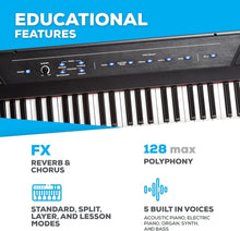 Load image into Gallery viewer, 88-Key Digital Piano with Semi-Weighted Keys &amp; 2x20W Speakers for All Skill L...