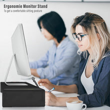 Load image into Gallery viewer, Sturdy 3-Width Adjustable Monitor Stand Riser with USB Ports &amp; Ergonomic Design