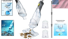Load image into Gallery viewer, Lightweight Cordless Pool Cleaner with Transparent Head &amp; Extendable Pole - Gray