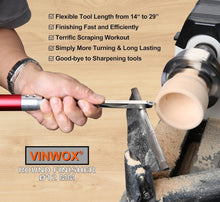 Load image into Gallery viewer, Multi-Function Carbide Tool Set for Wood Lathe - 8PC with Swan Neck Hollowers