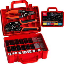 Load image into Gallery viewer, Versatile 4-in-1 Crimping Tool Kit for JST, Dupont &amp; Molex Connectors - 24 Types