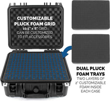 Load image into Gallery viewer, Durable Hard Shell Gun Case for Safe Transport of Two Handguns and Accessories