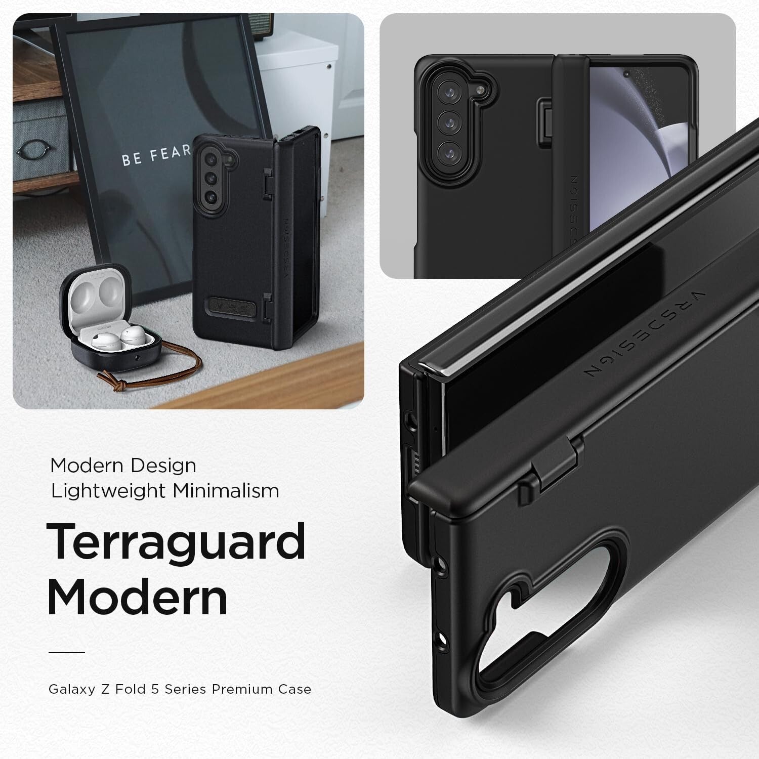 All-Around Protection Phone Case for Galaxy Z Fold 5 with Anti-Scratch Features