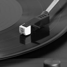 Load image into Gallery viewer, Versatile Espresso Turntable: 3-Speed, Bluetooth, with Hi-Fi Speakers Included