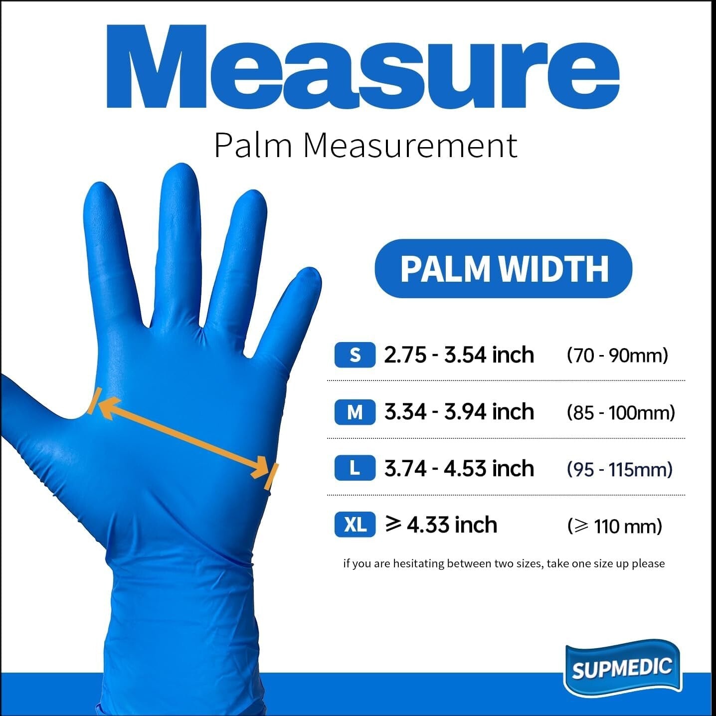 Blue Disposable Nitrile Gloves, 5 Mil Thick - 1000 Pcs, Food Safe & Latex-Free