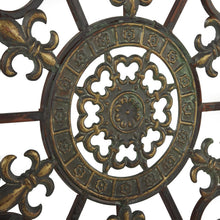Load image into Gallery viewer, Antique-Inspired Metal Wall Decor - 29" Scroll Design for Living Rooms