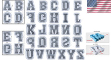 Load image into Gallery viewer, Versatile 7-Inch Alphabet Silicone Mold Set - Perfect for DIY Resin and Soap