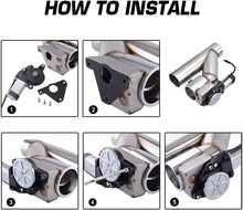 Load image into Gallery viewer, Performance Exhaust System - 2.5" Stainless Steel Pipe Kit with Electric Valve