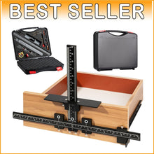 Load image into Gallery viewer, Versatile 14-Piece Cabinet Hardware Jig Tool Set with Automatic Center Punch