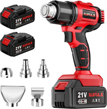 Load image into Gallery viewer, Lightweight and Ergonomic Heat Gun – 2 Rechargable Batteries, 1022℉ Capabilities