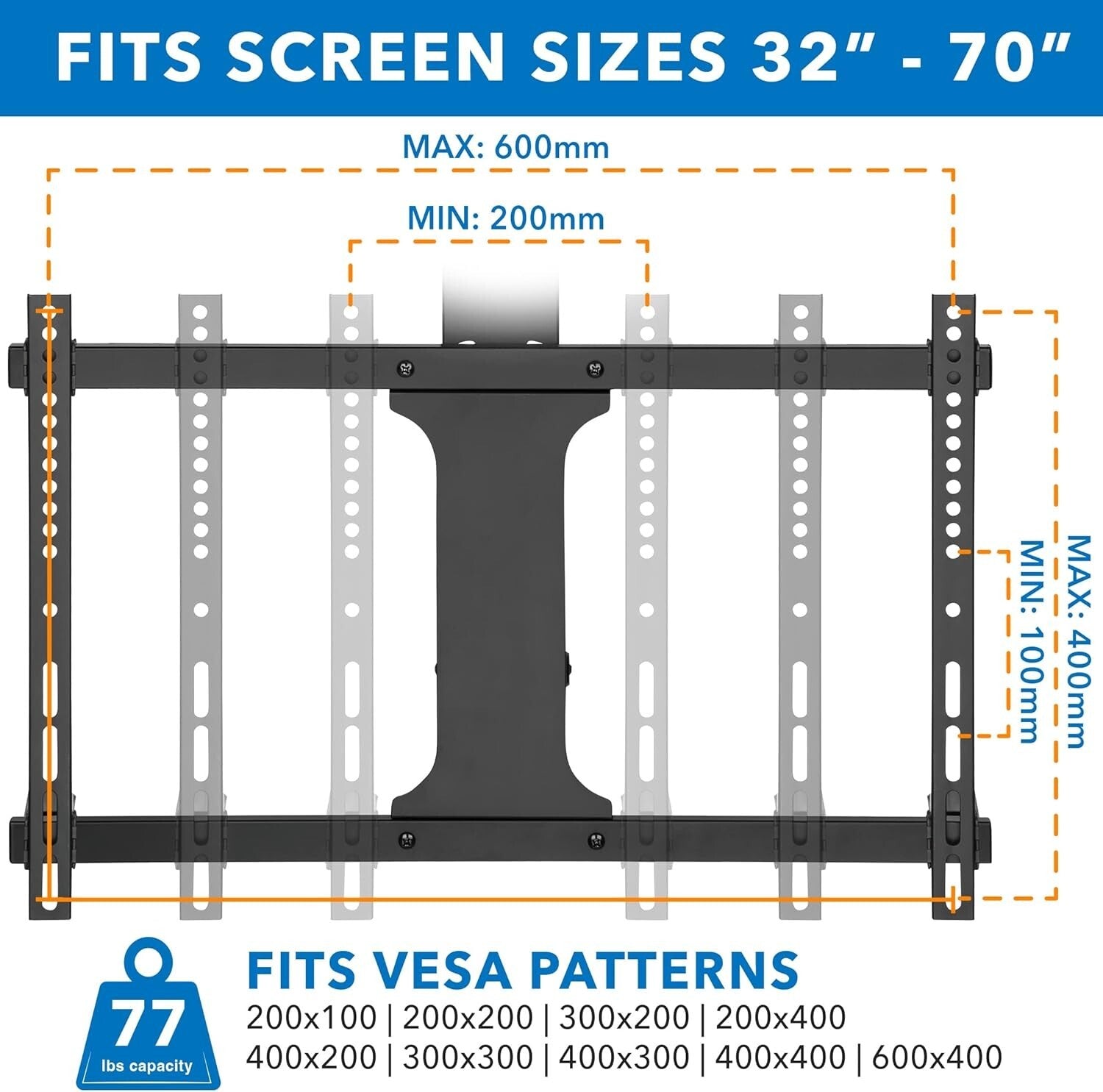 Electric Flip-Down TV Bracket Holds Up to 77 lbs - Perfect for Stylish Spaces