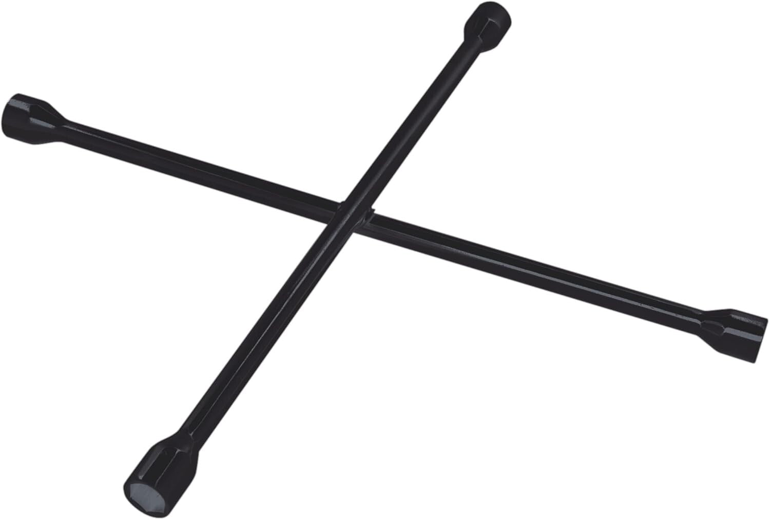 Ergonomic 4-Way Lug Wrench for Trucks - 25" Drop Forged Steel Design