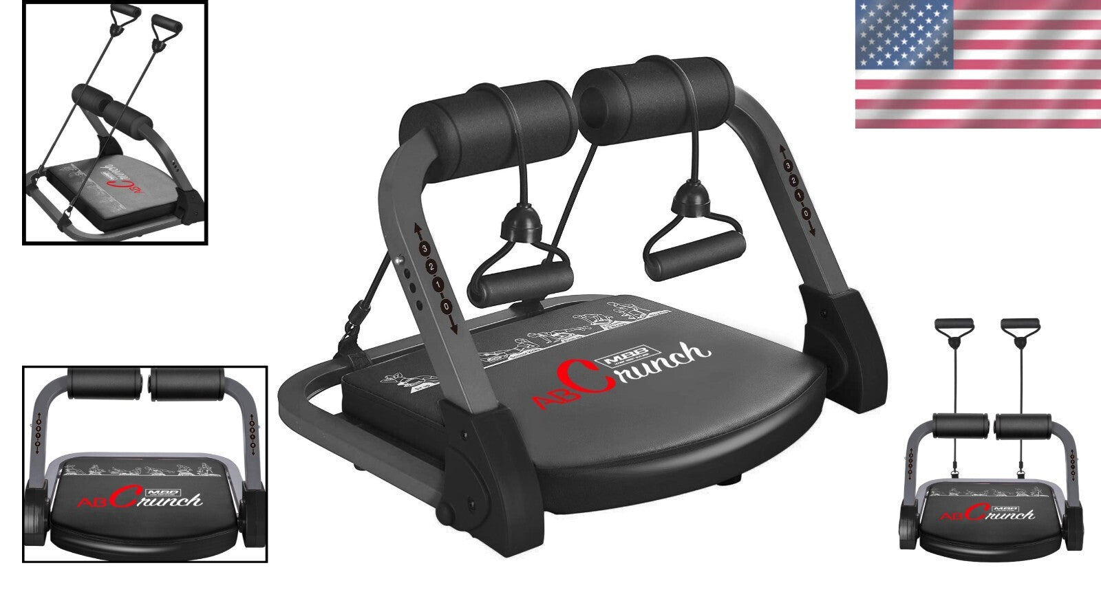 Multi-Functional Ab Equipment with Adjustable Resistance - Perfect for Home Gym
